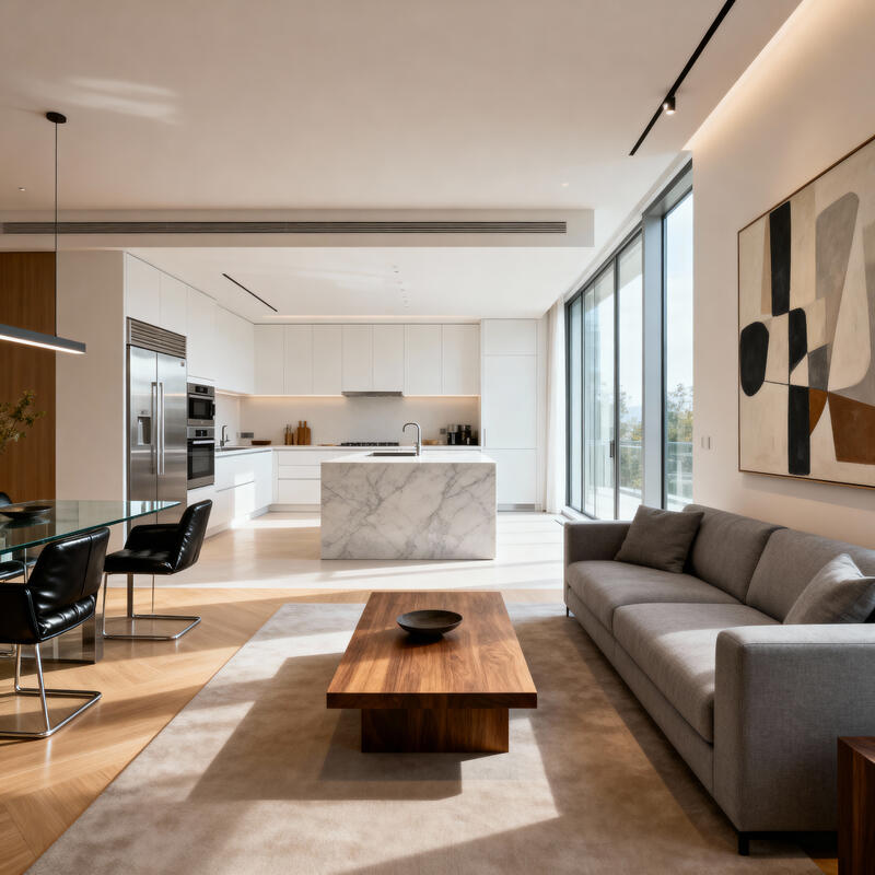 Luxury home interior in metro Atlanta - pre-foreclosure sale success story