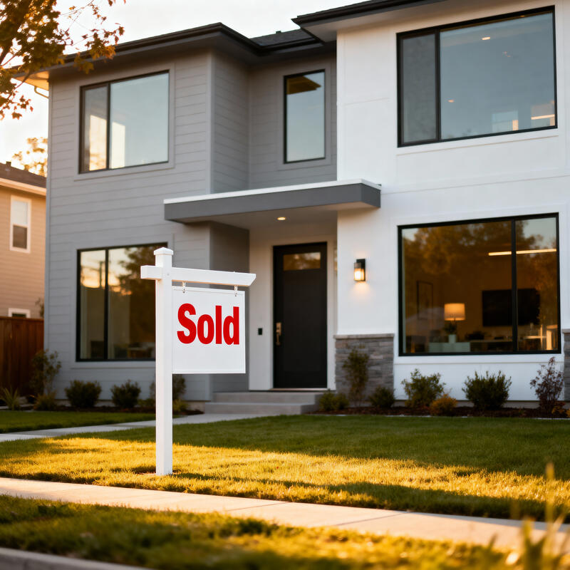 Beautiful Georgia home saved from foreclosure at sunset